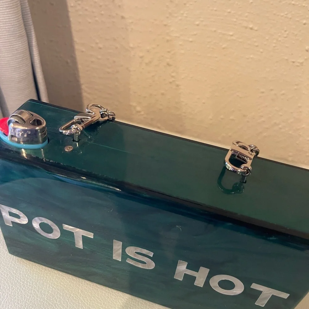 Edie Parker POT IS HOT Clutch - Picture 3 of 8